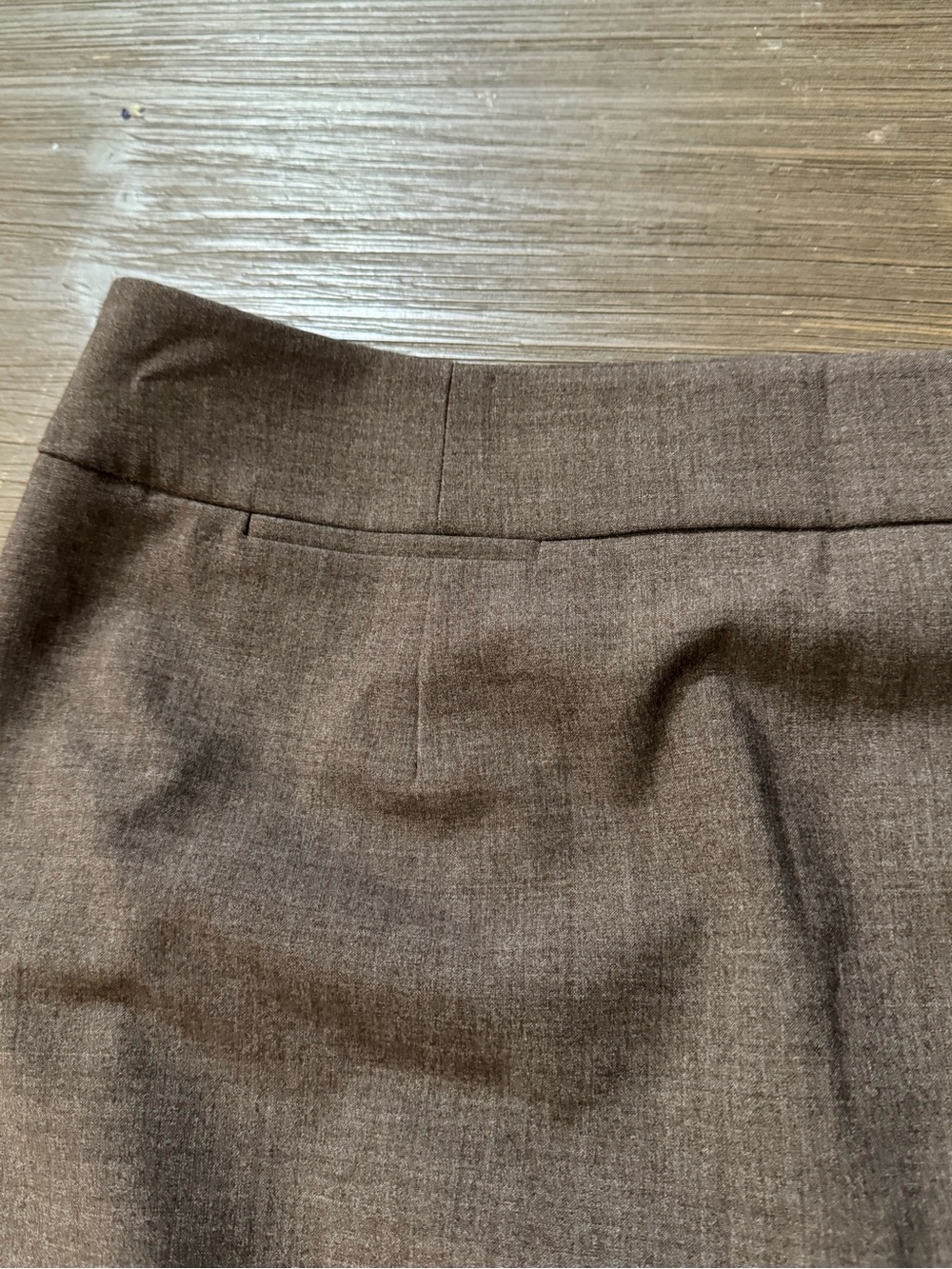 Calvin Klein Brown Tailored Pencil Skirt - Picture 2 of 10